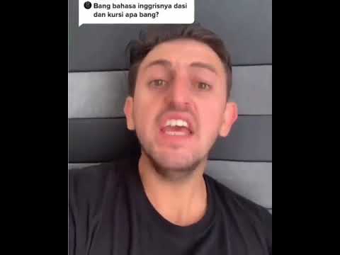 Bahasa Inggrisnya Dasi Dan Kursi Menurut Bule Thai Encer Bule Emosi Youtube