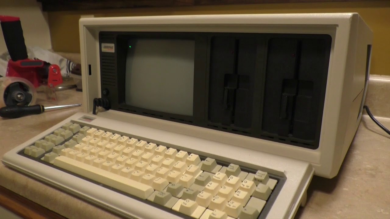 1985 Compaq Portable PC The First IBM PC Clone YouTube 1985 Compaq Portable PC The First IBM PC Clone YouTube