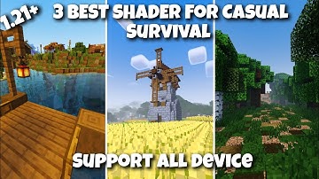 3 BEST SHADER FOR MINICRAFT SURVIVAL ( PATCH ) 1.21+ || LINK MEDIAFIRE