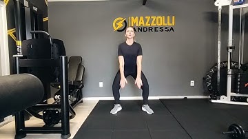 Agachamento sumô com salto - abre e fecha