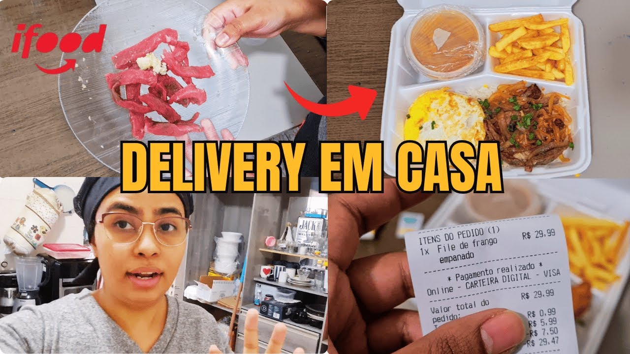NOSSO DIA VENDENDO MARMITEX PELO IFOOD| ABRI UM DELIVERY EM CASA