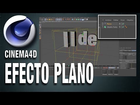 Cinema 4D Tutorial: Mograph Plain Effector by @ildefonsosegura