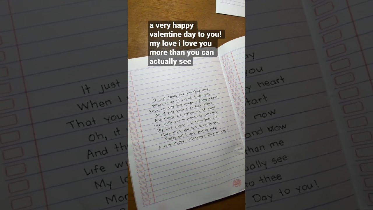 a very happy valentine day to you! my love i love you more than you can actually see