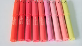 Tony Moly Petite Bunny Gloss Bar 9pcs Set | Amazon Review