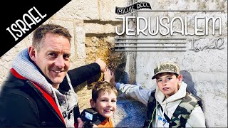 Via Delerosa, Jerusalem With The Richie Reel. Family Travel In Israel. 4K