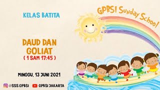 Sekolah Minggu (Batita) - Daud & Goliat