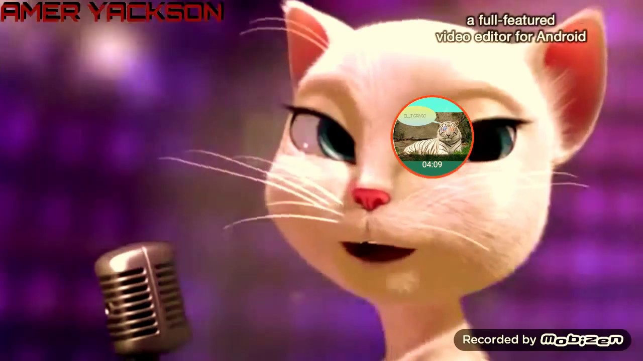 El gato Tom le canta El perdon a Angela (canción de Nicki Jam ) YouTube