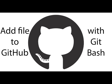 How to upload GitHub file with Git Bash | TechTonik | HowTo