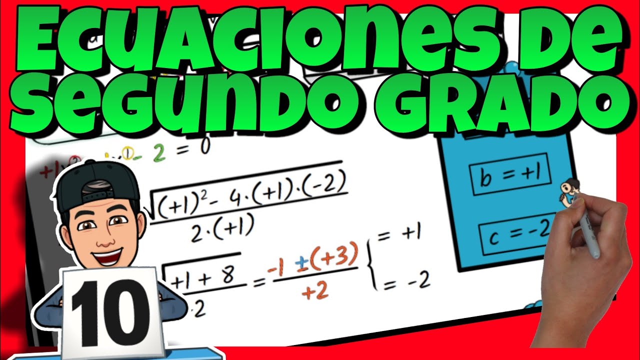 ✅ ECUACIONES de SEGUNDO GRADO COMPLETAS