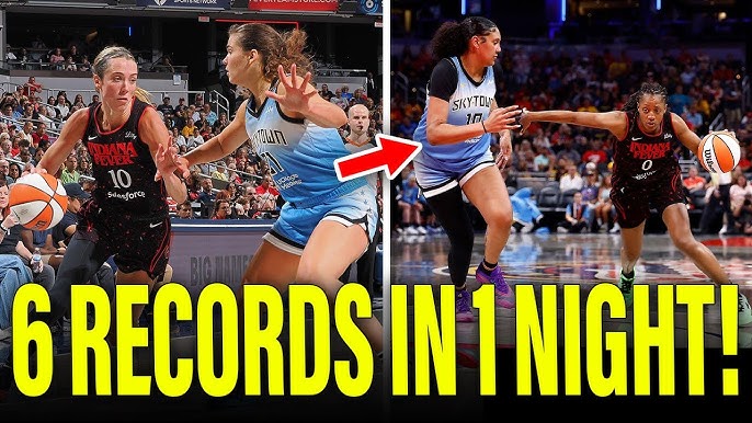 AMAZING! Indiana Fever BREAK 6 RECORDS To DOMINATE Angel Reese & Chicago  Sky Without Caitlin Clark!