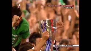 Bursaspor Şampiyonluk Kupa Kaldırma Şampiyonluk Kutlamaları