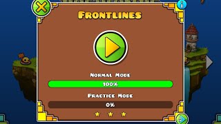 Geometry Dash World[Frontlines] 100% Level Complete