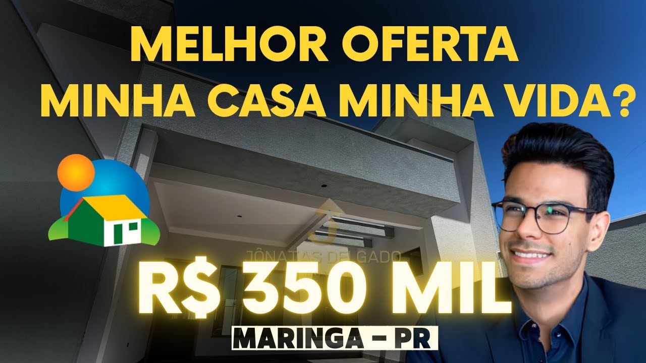 Casa Nova Destaque MCMV a Venda em Maringá PR