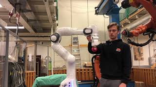 Cartesian Impedance control demo with Panda robot arm