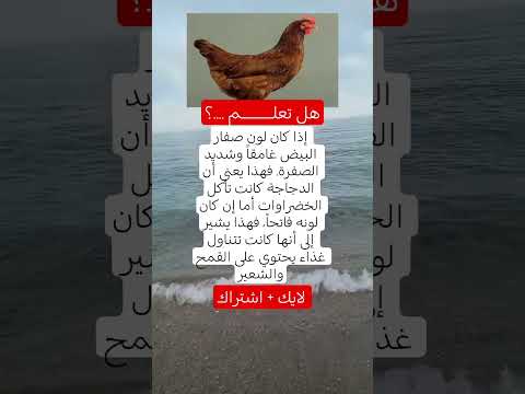 لون صفار البيض يكشف سر ا لا يعرفه 90 من الناس