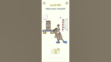 Dop 2 Delete one part(Saloution the answer)Level 448#Help to play volleyball#shorts#new play game#