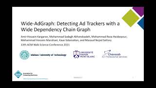 Wide-AdGraph: Detecting Ad Trackers with a Wide Dependency Chain Graph Net Worth