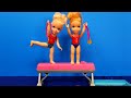 Gymnastics Elsa Anna Toddlers Competition Barbie 