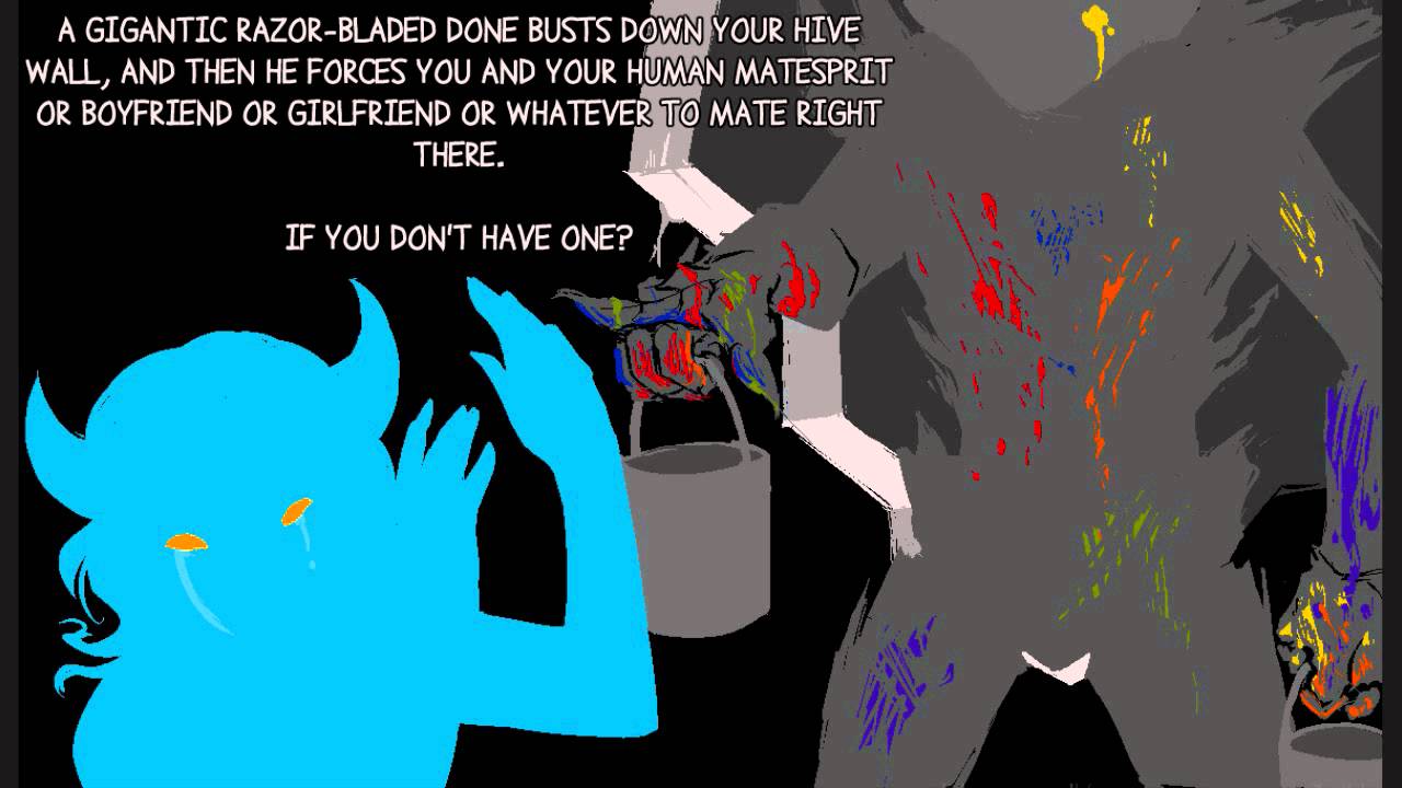 karkat x john Kicking the Bucket