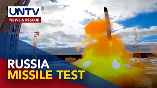 Russian President Putin Launches First Test Of Icbm