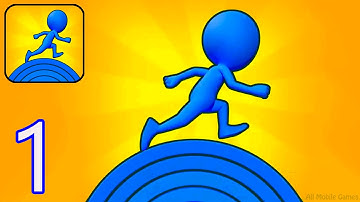 Spiral Roller Run - Gameplay Walkthrough Part 1 - Android IOS (Level 1-5)