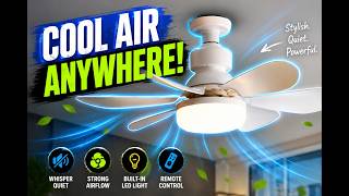 Silent USB Ceiling Fan Review 2026 | Portable Cooling Anywhere!