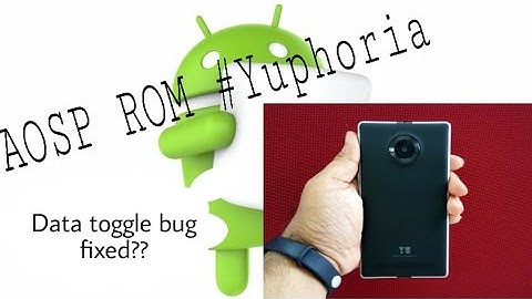 Volte AOSP CAF ROM for yuphoria no data bug 7.1.1 nougat with Google assistant