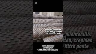 Troqueladora tubo ademe, sondeos agua.Punching machine manufac casing pipes. #filtro #bridgeslotted