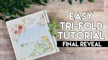 EASY Trifold Mini Album Tutorial | Final Reveal