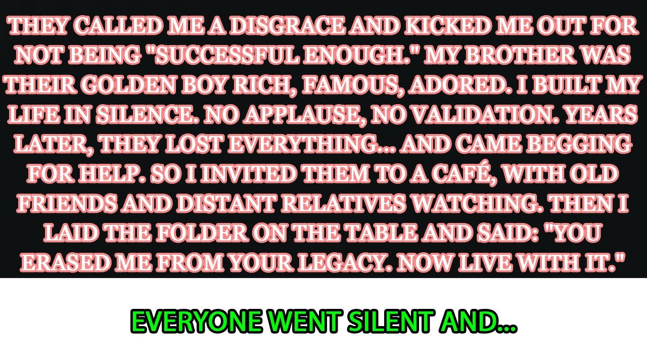 They Called Me a Disgrace… Until My “Loser Life” Was the Only Thing That Could Save Them!