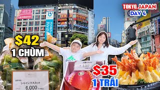 Thiên Đường Ẩm Thực dưới lòng đất Tokyo 😱 Đứng Tim với Giá Trái Cây ở Nhật | Du Lịch Tự Túc