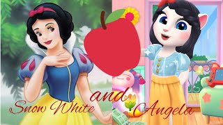 SNOW WHITE 🌬️ and ANGELA 😻 // new story #snowwhite #angela#catlove #7 dwarves