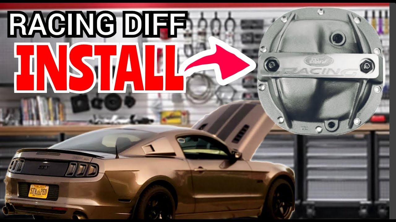 Installing Ford RACING Differential Cover on 2014 Mustang GT YouTube