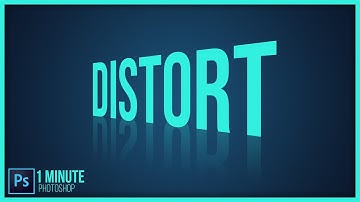 1-Minute Photoshop - Distort Text Without Rasterizing