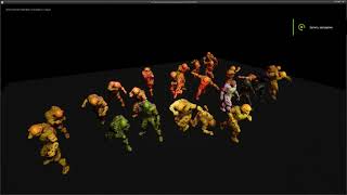 testing cyborg soldier v4  with animations from the UE4 marketplace (twindagger animation pack)