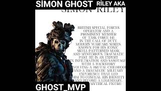 🔥GHOST_MVP (SIMON RILEY AKA) introduction 😶‍🌫️#edit #ghost #codmw2season2