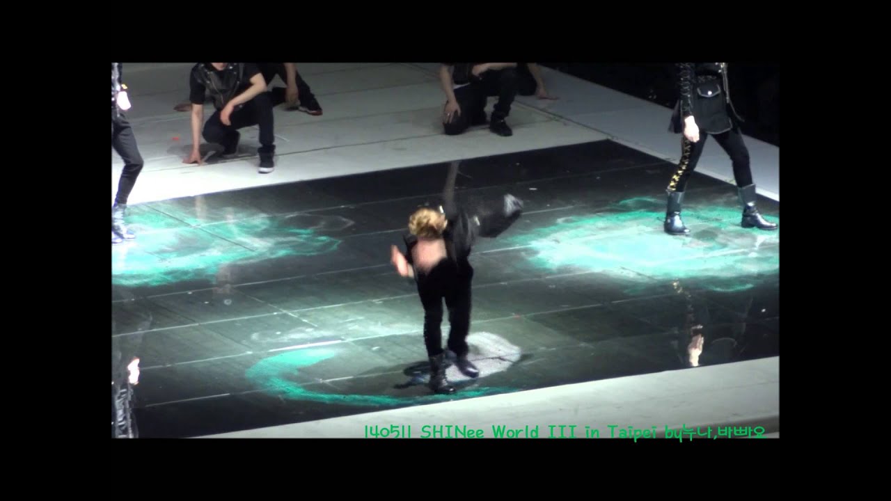 140511 SHINee World III in Taipei_Ring Ding Dong Taemin focus(by누나,바빠요)