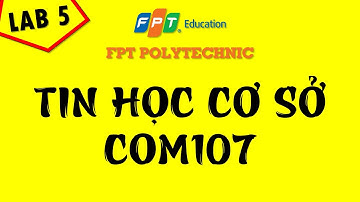 Lab 5 Tin học cơ sở - COM107