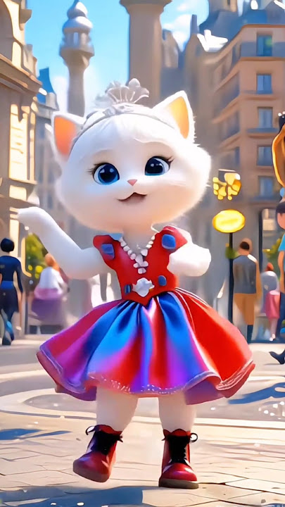 cute dance by cat #music #song #cat #ai