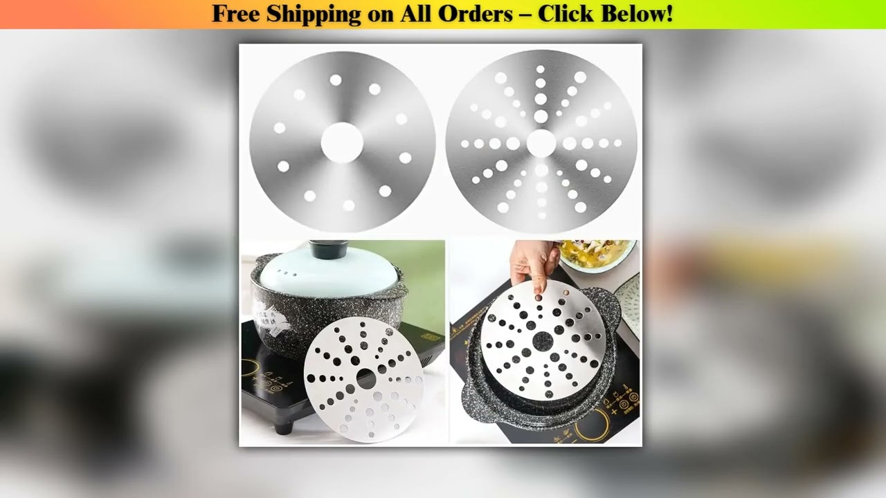 Induction Cooker Heat Diffuser Disc Adapter Plate Saucepan For Kitchen Casserole Stainless Steel