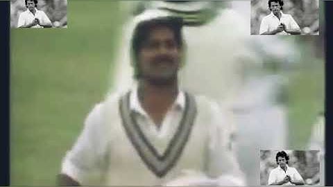 Imran khan call back indian batsman to take 2nd turn after disappointing LBW decision