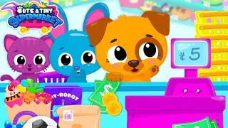 Cute & Tiny Supermarket - Baby Pets Go Shopping for Groceries & Toys | Mobile Games for Toddlers screenshot 2