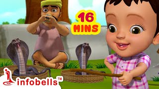 বাবুরাম সাপুড়ে - Baburam Sapure | Bengali Rhymes & Baby Songs | Infobells screenshot 5