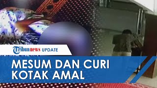 Viral CCTV Pasangan Mesum di Masjid Maros, Pelaku Juga Bobol Kotak Amal hingga Curi Uang Rp200 Ribu