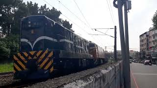 新藍R!R21牽引,7202次,貨物列車,大橋通過。