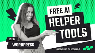 Free AI tools in wordpress for content, wireframes, design, images