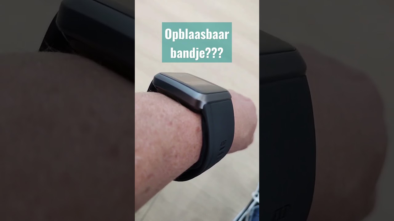 Smartwatch met opblaasbaar bandje??? #shorts #smartwatch #tech