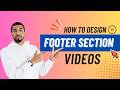 35. Design the Footer section in Gutenberg Editor | Copy Paste Premade Layout | Gutenlayouts