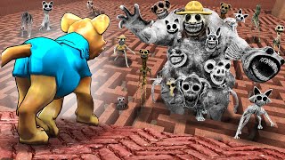 Can ZOONOMALY BOSS find me in a MAZE?! (Garry's Mod Sandbox)