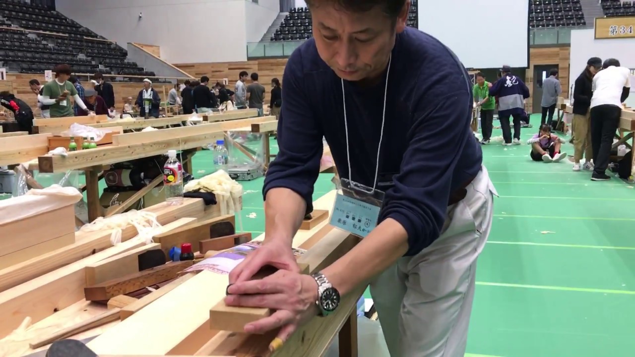 削ろう会久留米大会 予選　栗原さんの削り